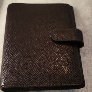 Louis Vuitton Dark Brown PM Agenda